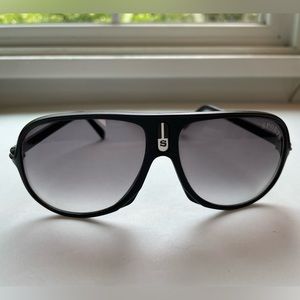 Vintage 1980’s black Sports aviator sunglasses.
